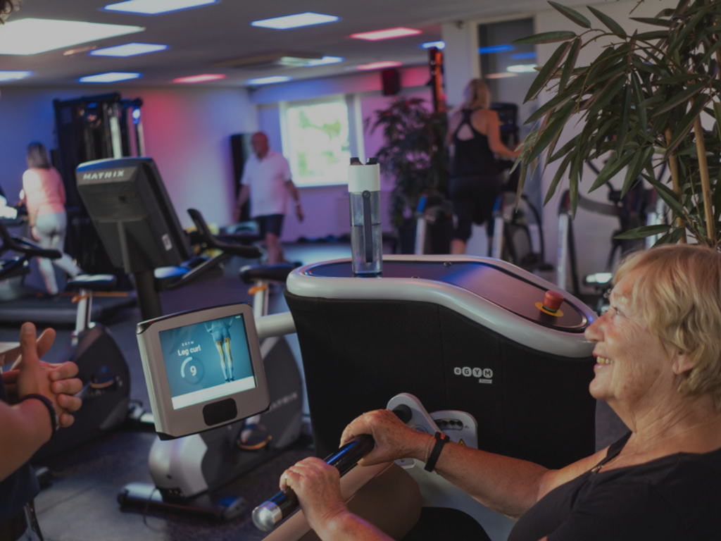 Mevrouw traint op eGym Mevrouw traint op eGym